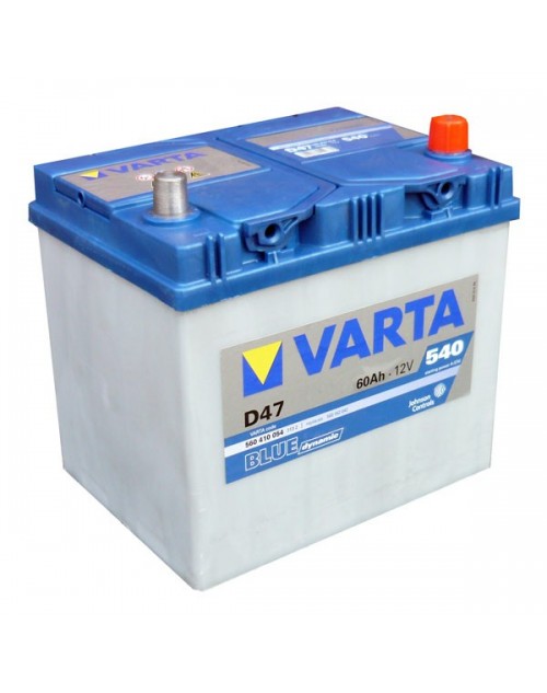 Baterie auto Varta Blue Dynamic 12V 60Ah D47, 540A cod 560410 054